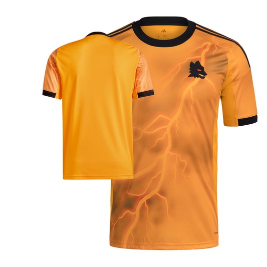 AS Roma 2025/26 away football jersey front view with club crest and kit detailing