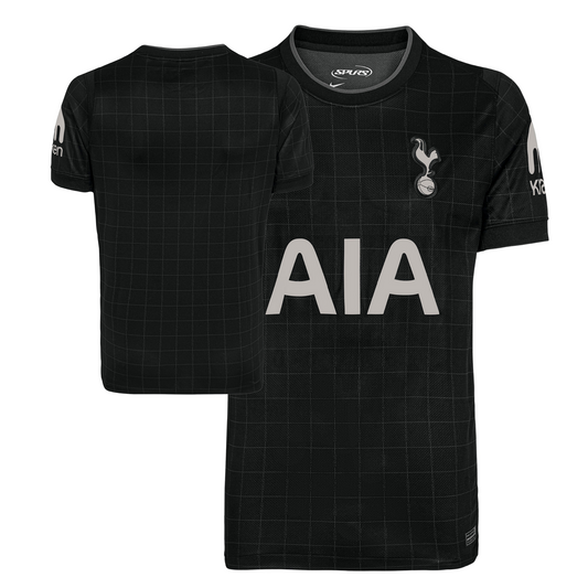 Tottenham Hotspur 2025/26 away football jersey front view with club crest and kit detailing