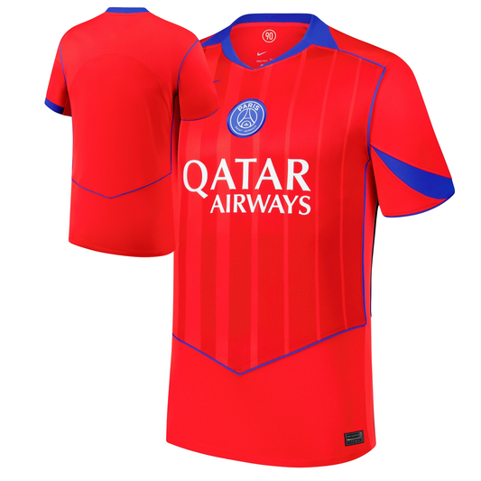 Paris Saint-Germain (PSG) 2025/26 third football jersey front view with club crest and kit detailing