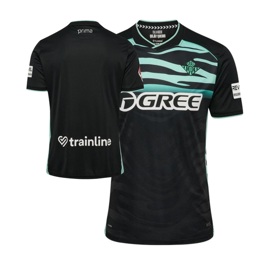 Real Betis 2025/26 third football jersey front view with club crest and graphic detailing