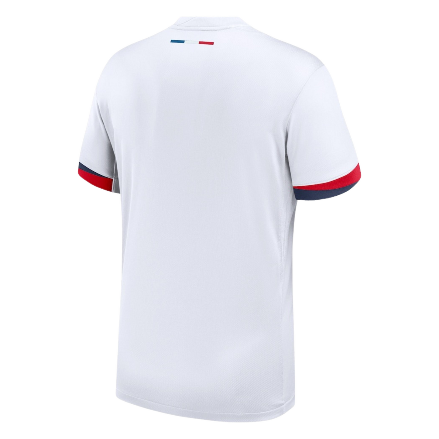 Paris Saint-Germain (PSG) 2025/26 away football jersey back view with collar detail and name-set panel
