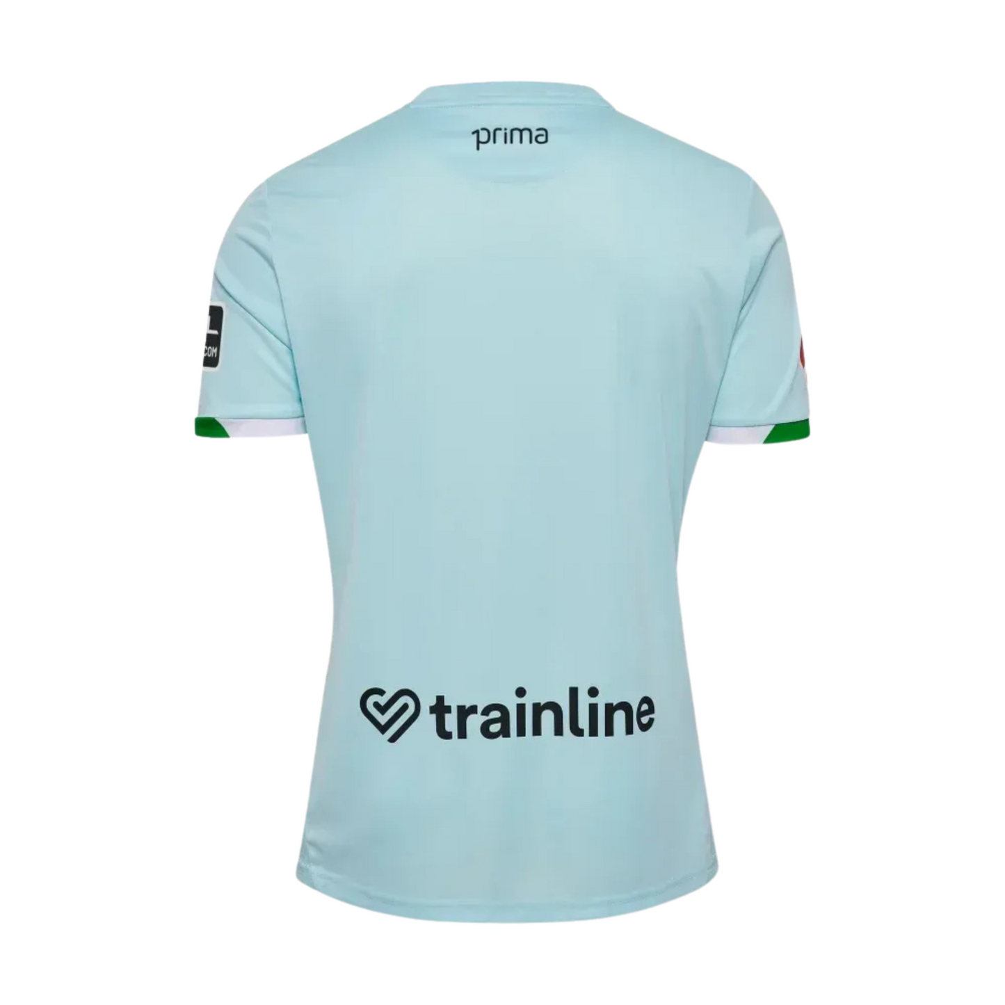 Real Betis 2025/26 away football jersey back view showing collar and name-set panel