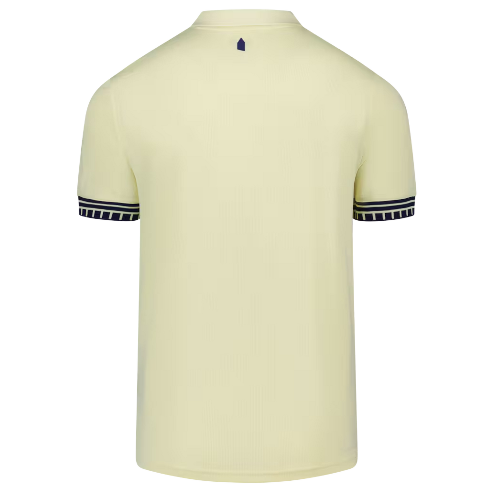 Everton 2025/26 away football jersey back view showing collar and name-set panel
