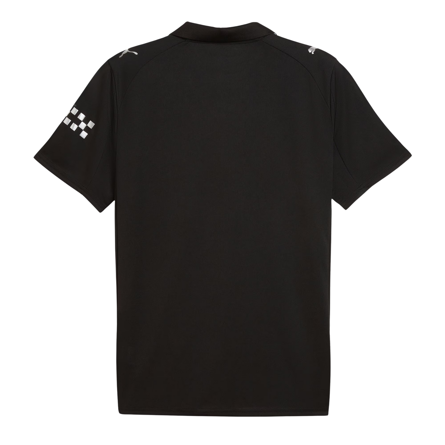 Manchester City 2025/26 away Puma football jersey back view showing collar detail and name-set panel