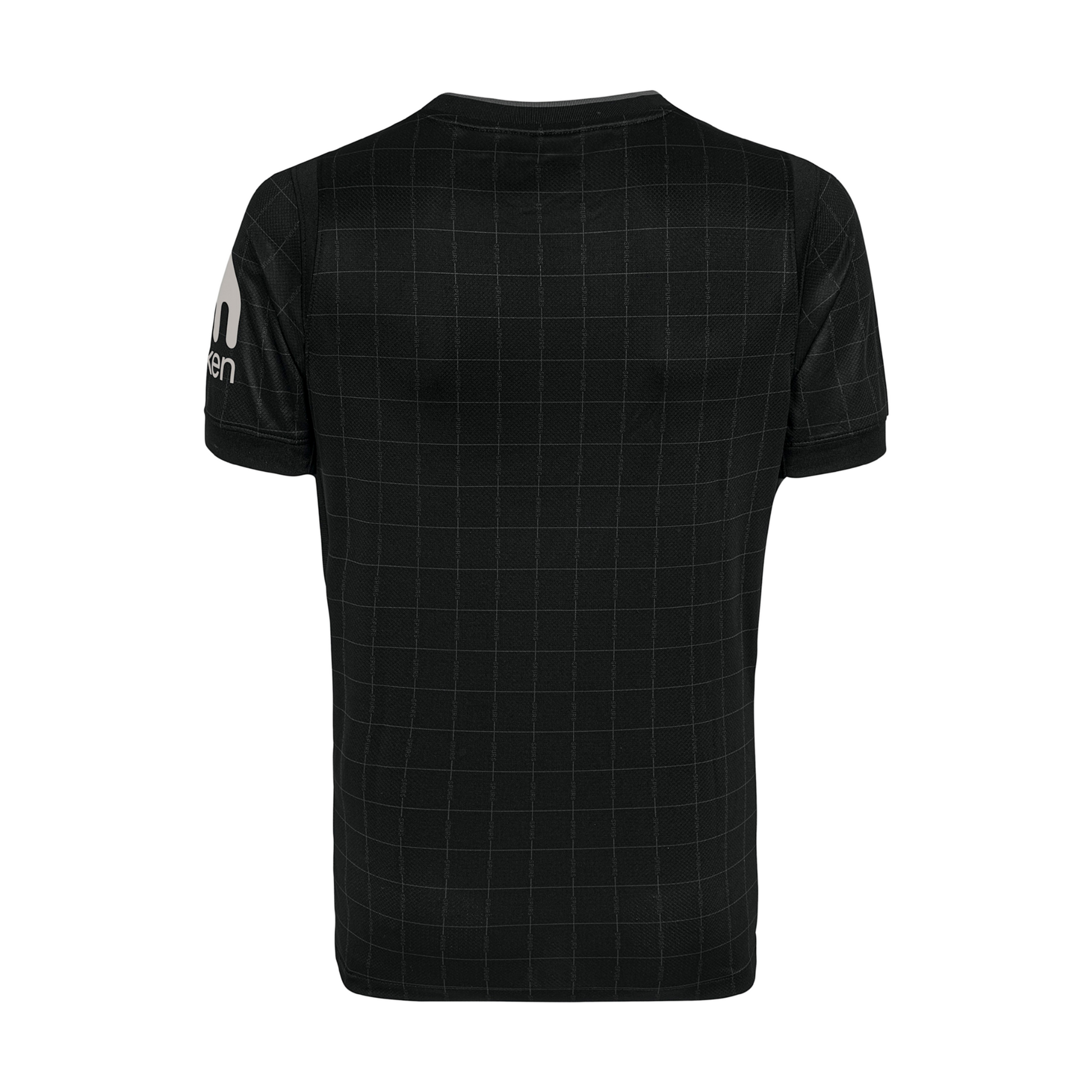 Tottenham Hotspur 2025/26 away football jersey back view showing collar and name-set panel