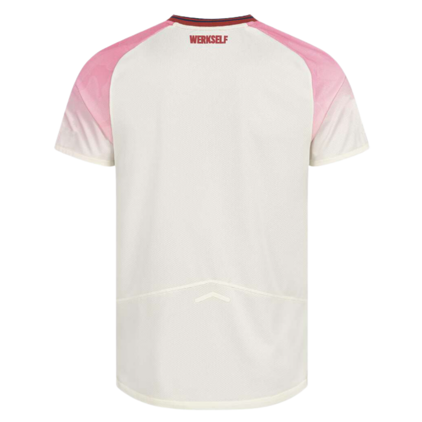 Bayer 04 Leverkusen 2025/26 away football jersey back view showing collar and name-set panel
