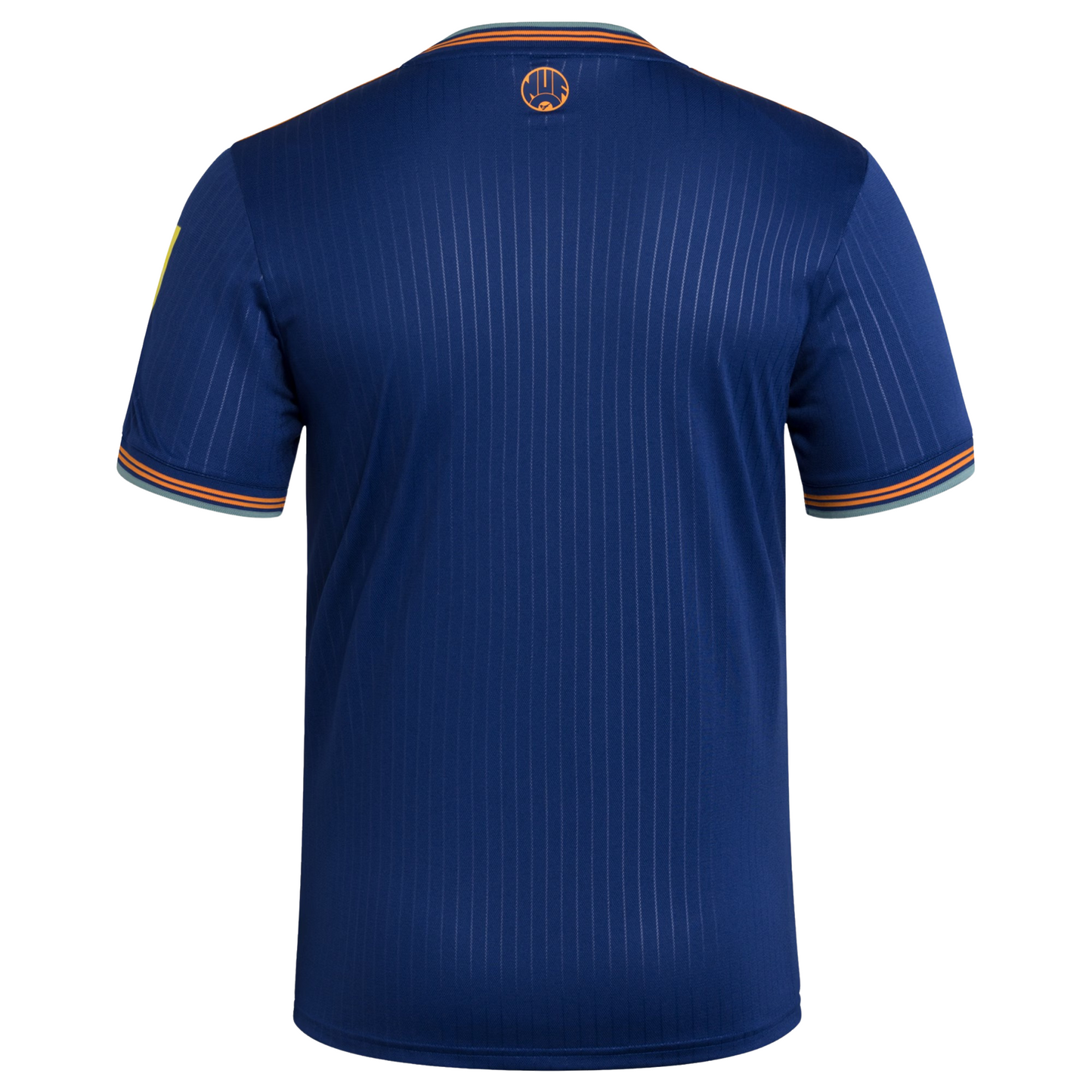 Newcastle United 2025/26 third football jersey back view showing collar and name-set panel