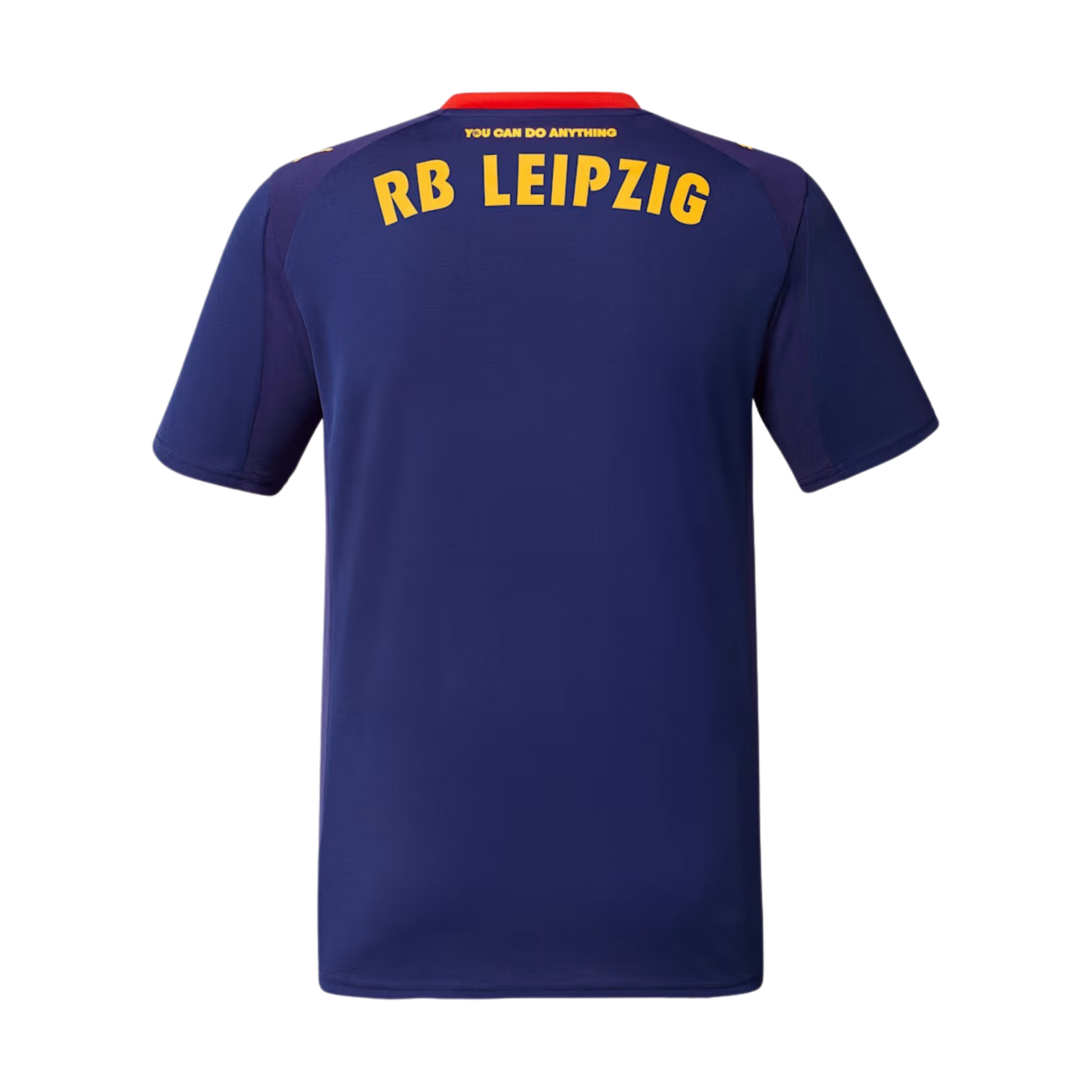 RB Leipzig 2025/26 away football jersey back view showing collar and name-set panel