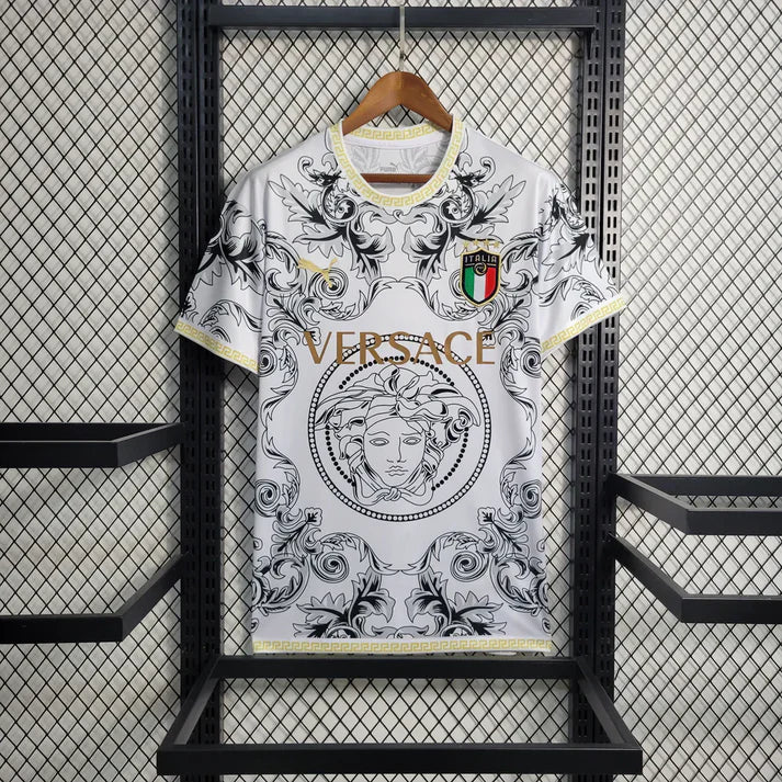 Italy "Versace" White Special Jersey