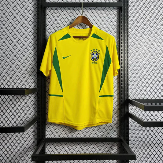 Brazil 2002 Retro Home Jersey