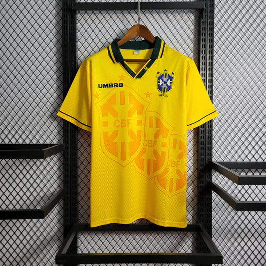 Brazil 1993-1994 Retro Home Jersey