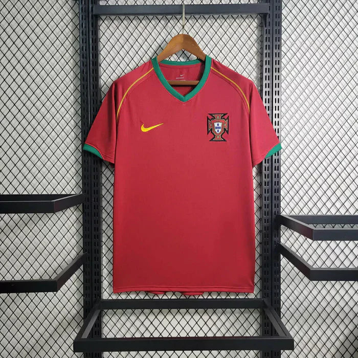 Portugal 2006-2007 Retro Home Jersey