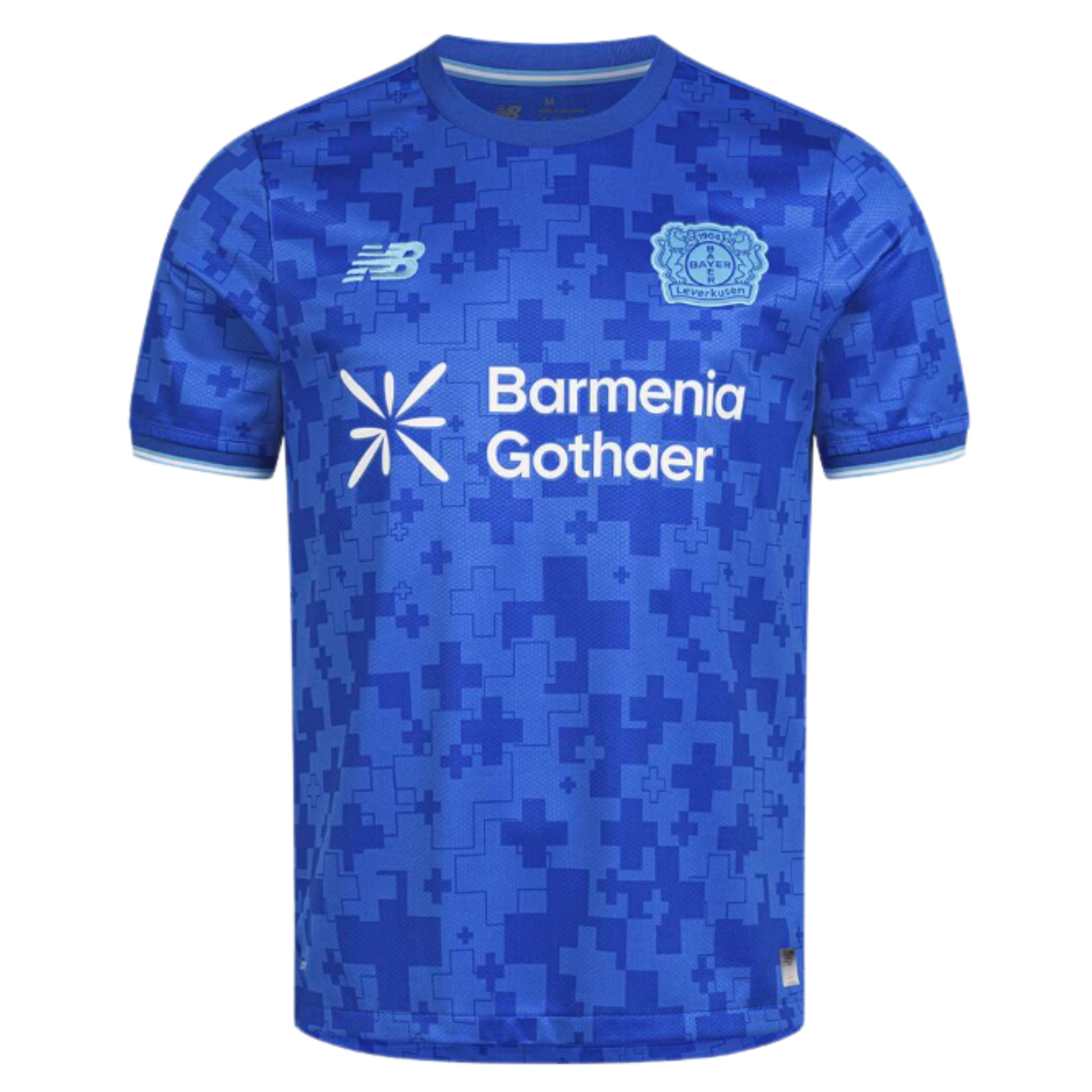 Bayer 04 Leverkusen 2025/26 third football jersey front view with club crest and pattern detailing