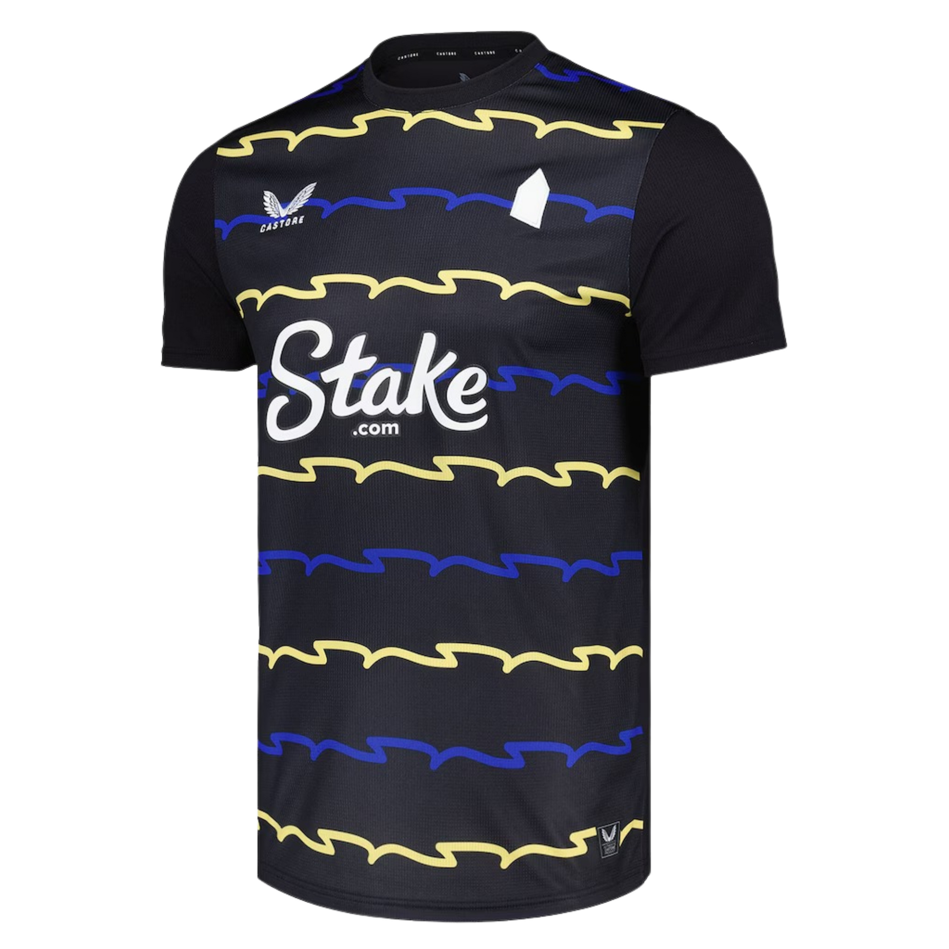 Everton 2025/26 third football jersey front view with club crest and graphic detailing