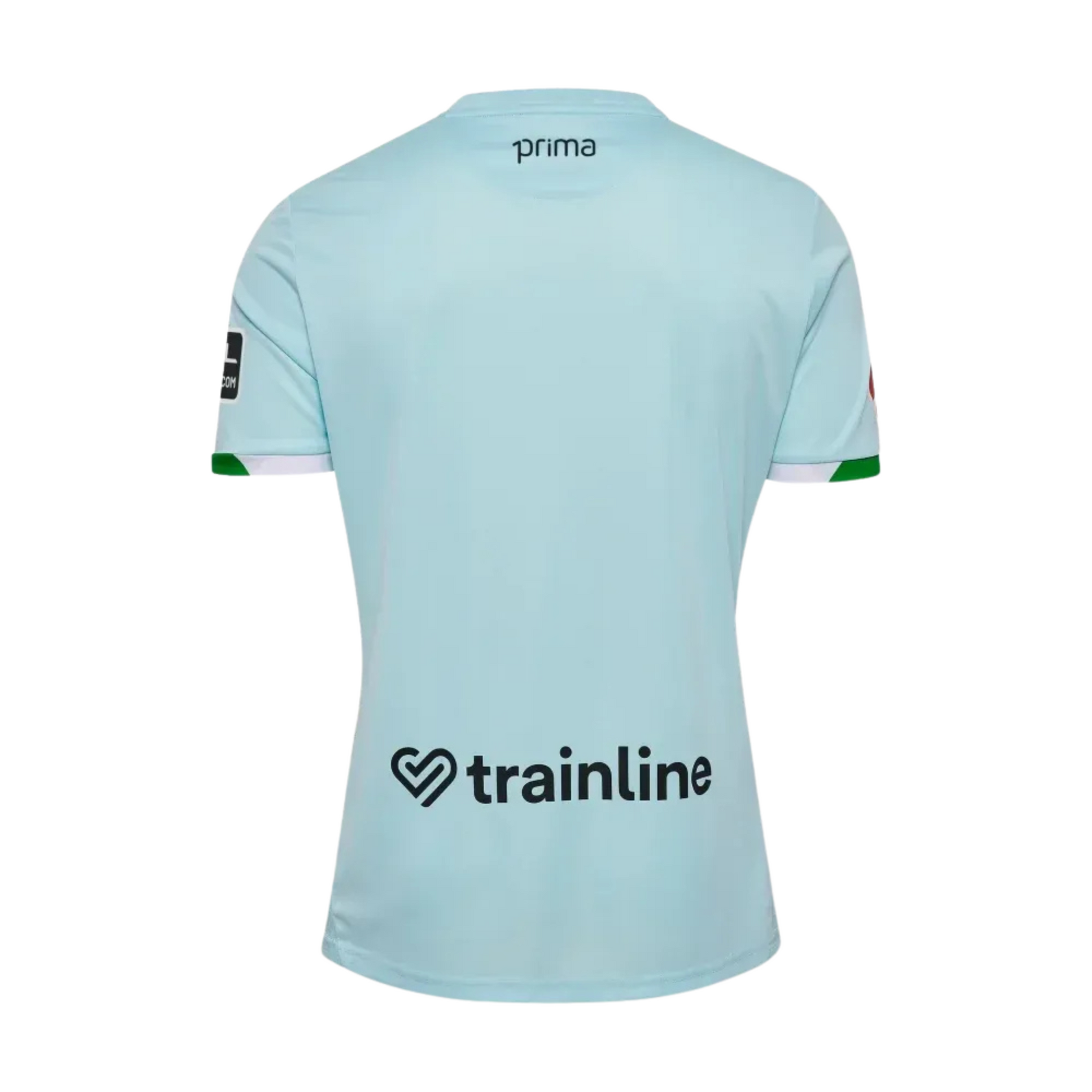 Real Betis 2025/26 away football jersey back view showing collar and name-set panel