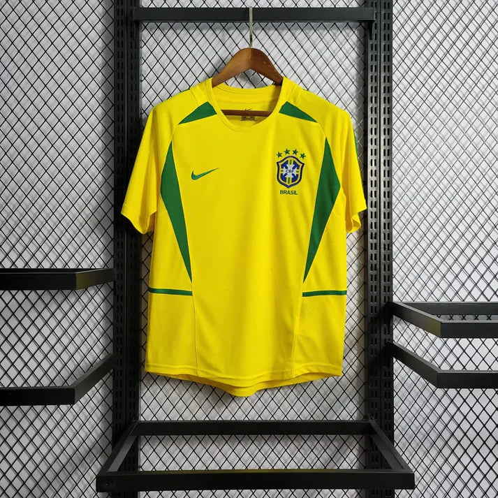 Brazil 2002 Retro Home Jersey
